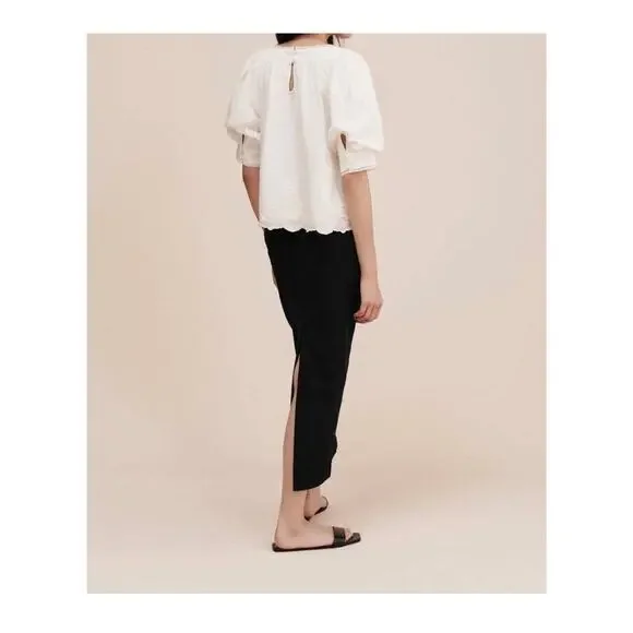 Posse NWT Black Harvey Denim Skirt Size 29 - Picture 2 of 9